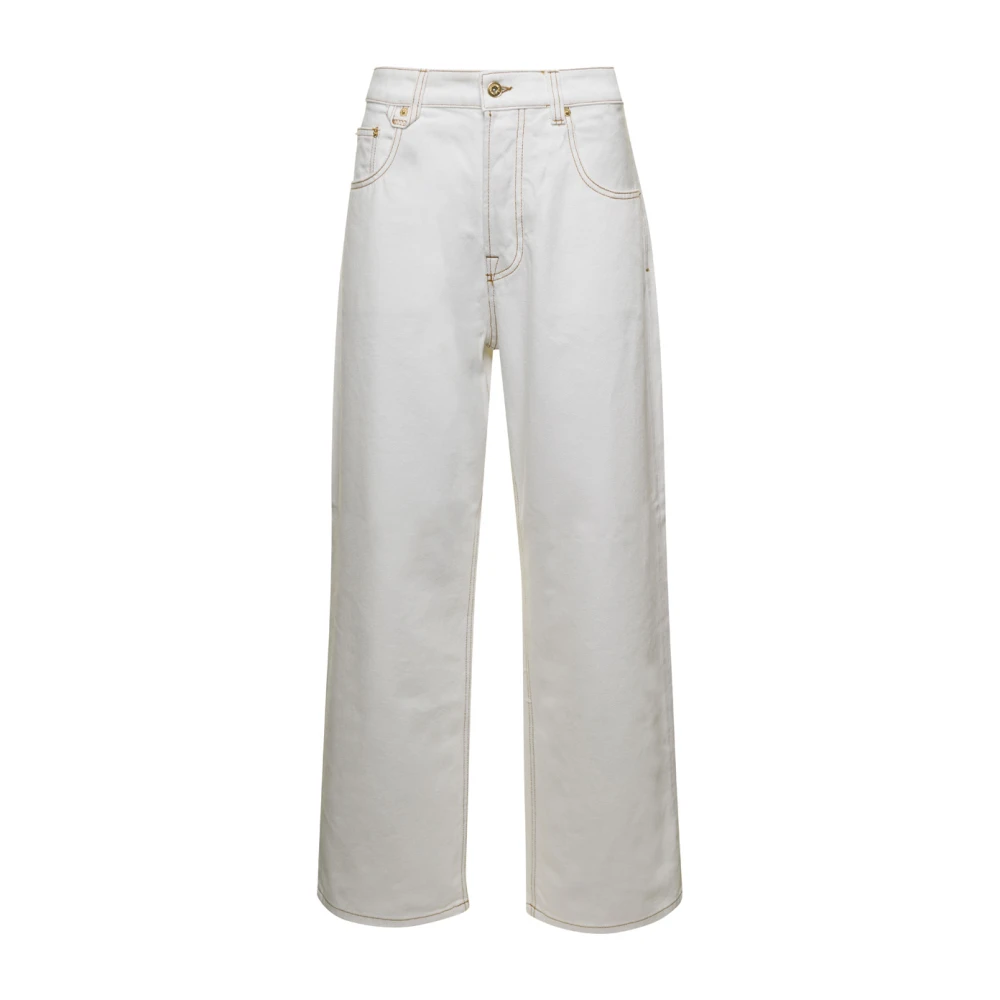 Jacquemus Straight Jeans White Dames