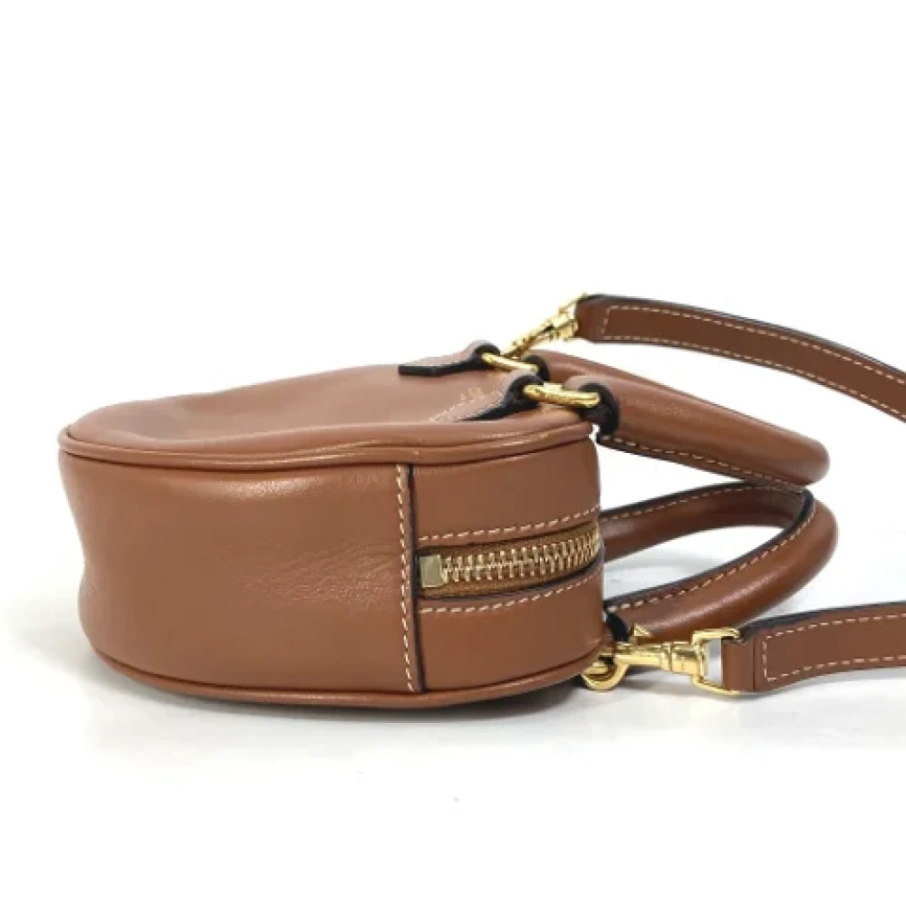 Celine Vintage Pre-owned Leather shoulder-bags Brown Dames