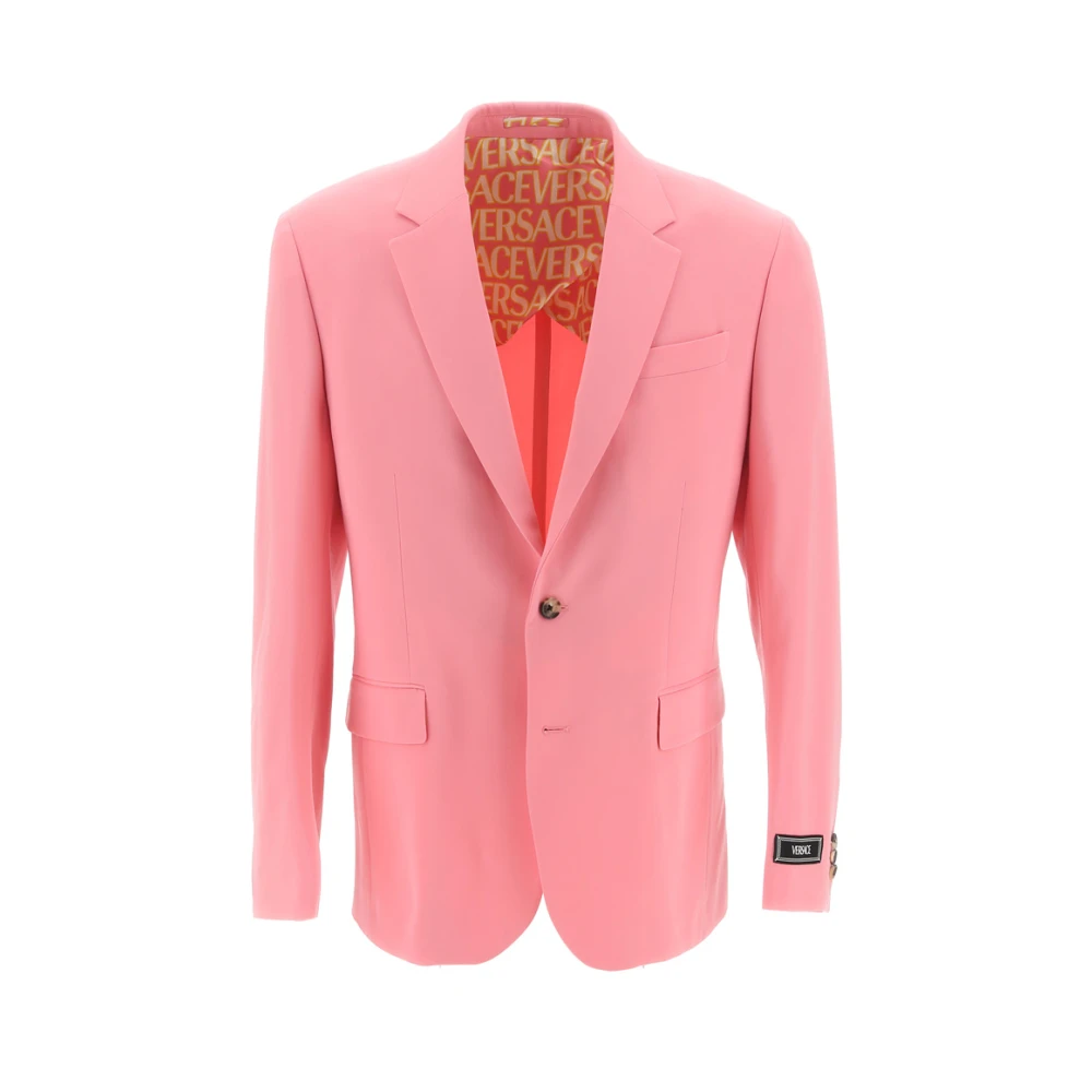 Versace Jackets Pink Heren