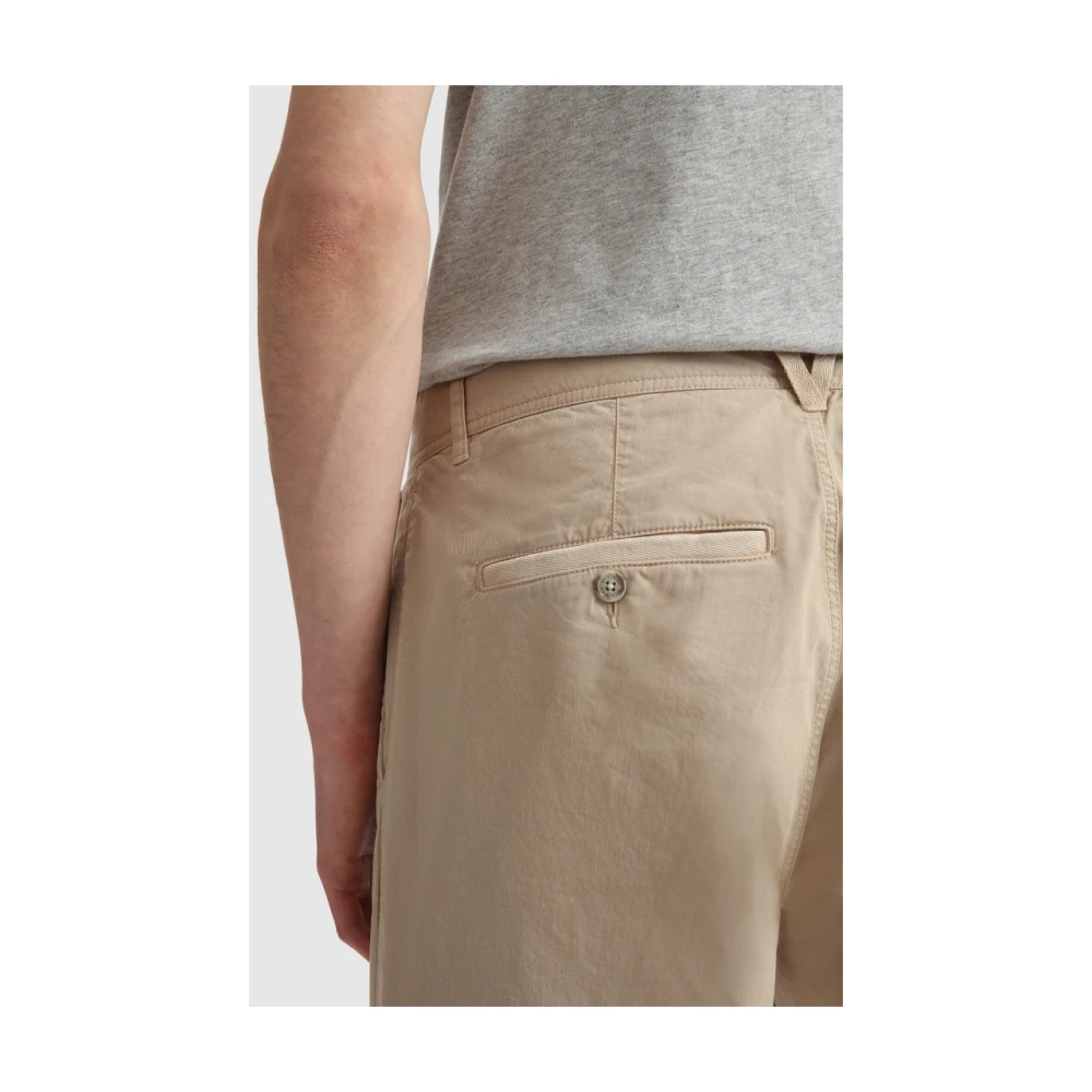 Woolrich Casual knielange shorts Beige Heren