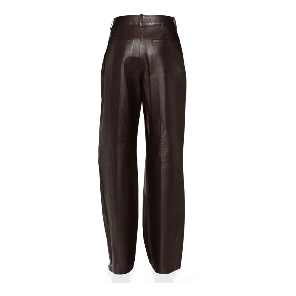 Zimmermann Leren op maat gemaakte broek in Mahonie Brown Dames