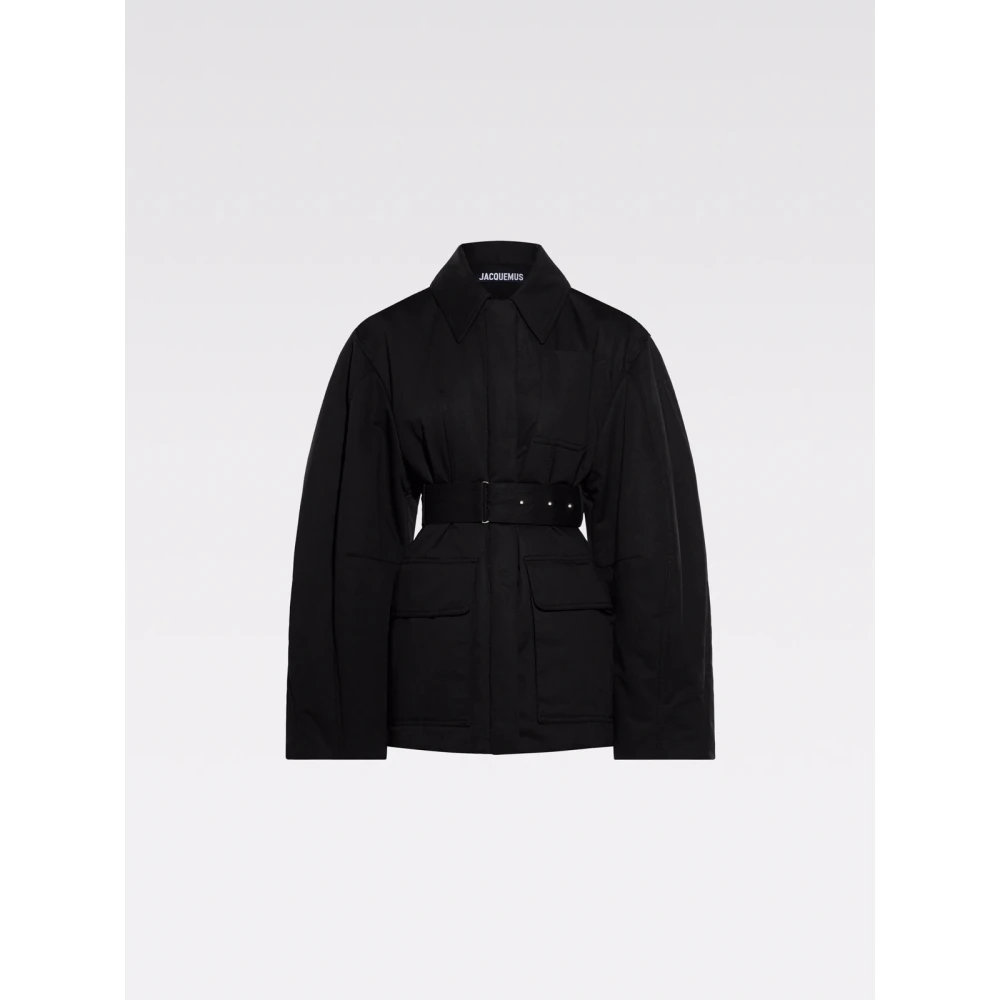 Jacquemus Bari Jas met Uniek Ontwerp Black Dames
