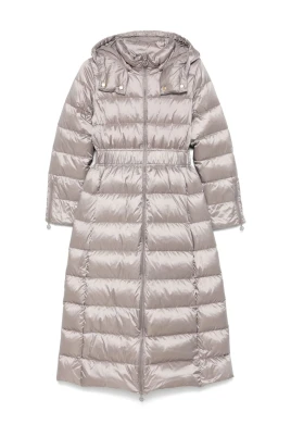 Elegant Grå Puffer Dunjacka