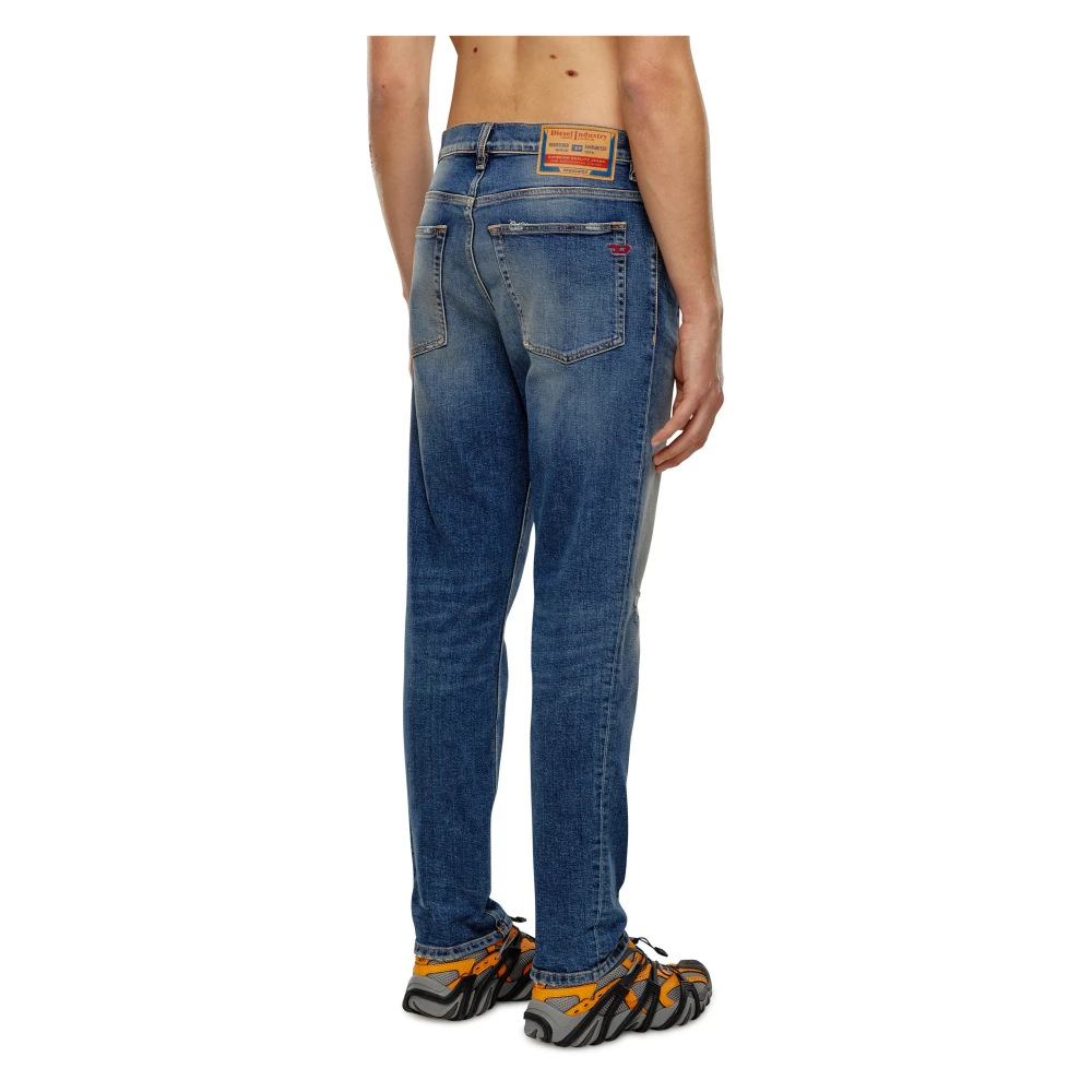 Diesel Tapered Jeans 2005 D-Fining Blue Heren