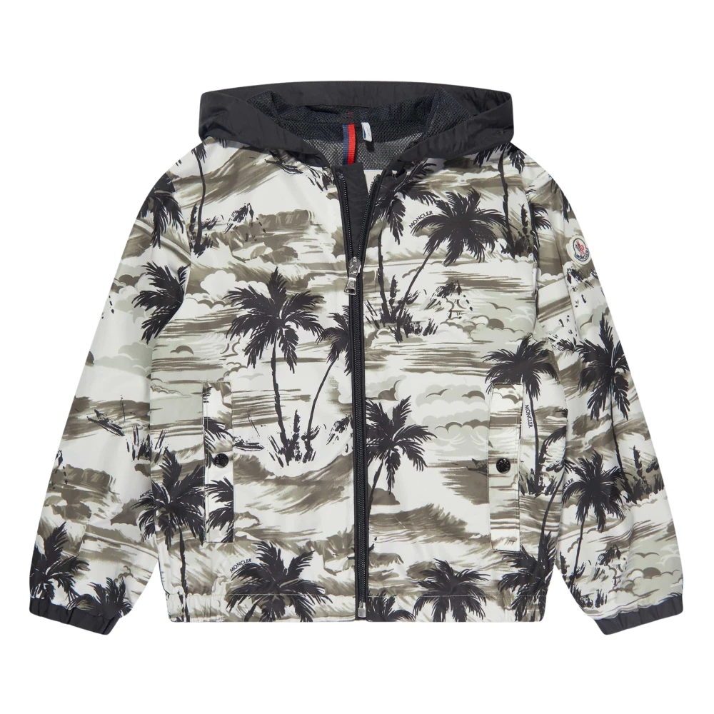 Moncler Boys Multicolor Palm Tree Jacket Size 4 Y