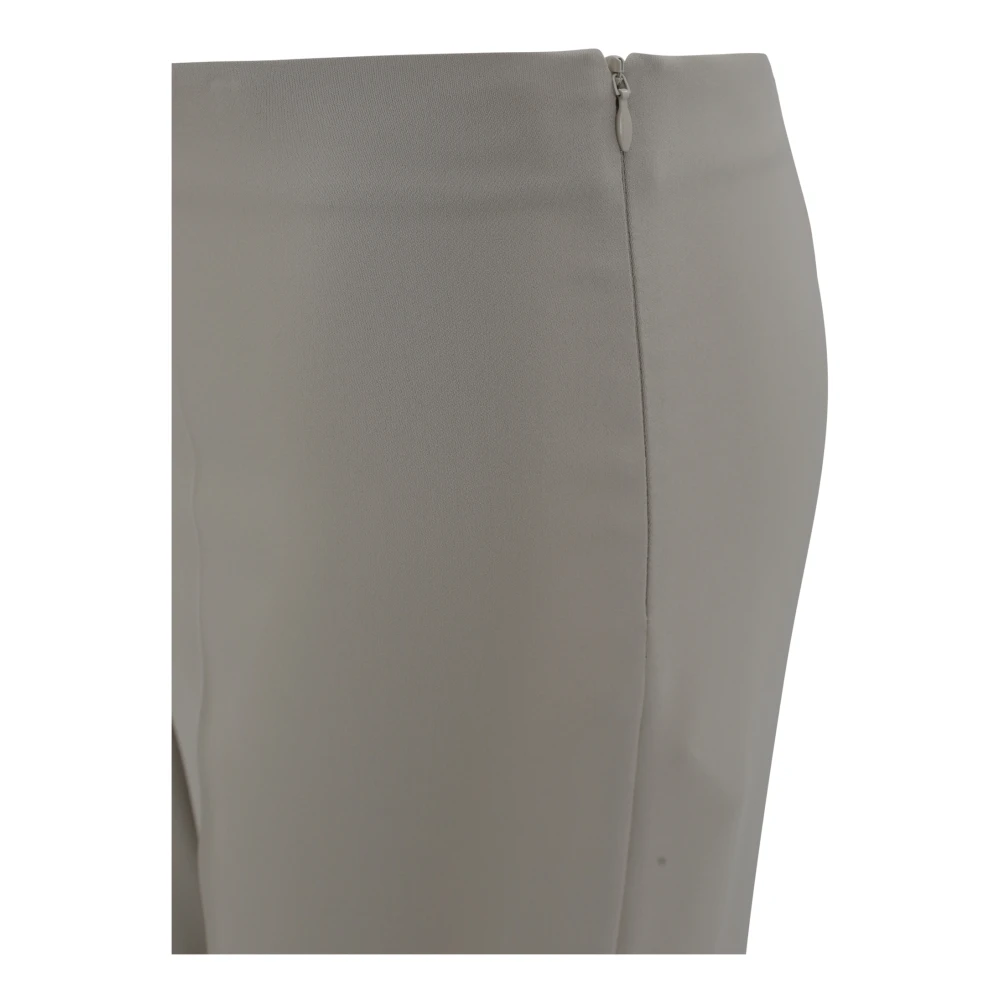 P.a.r.o.s.h. Op Maat Gemaakte Zandkleurige Broek met Verborgen Rits Beige Dames