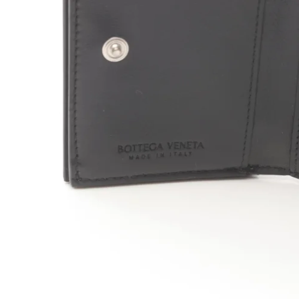 Bottega Veneta Vintage Pre-owned Fabric wallets Black Dames