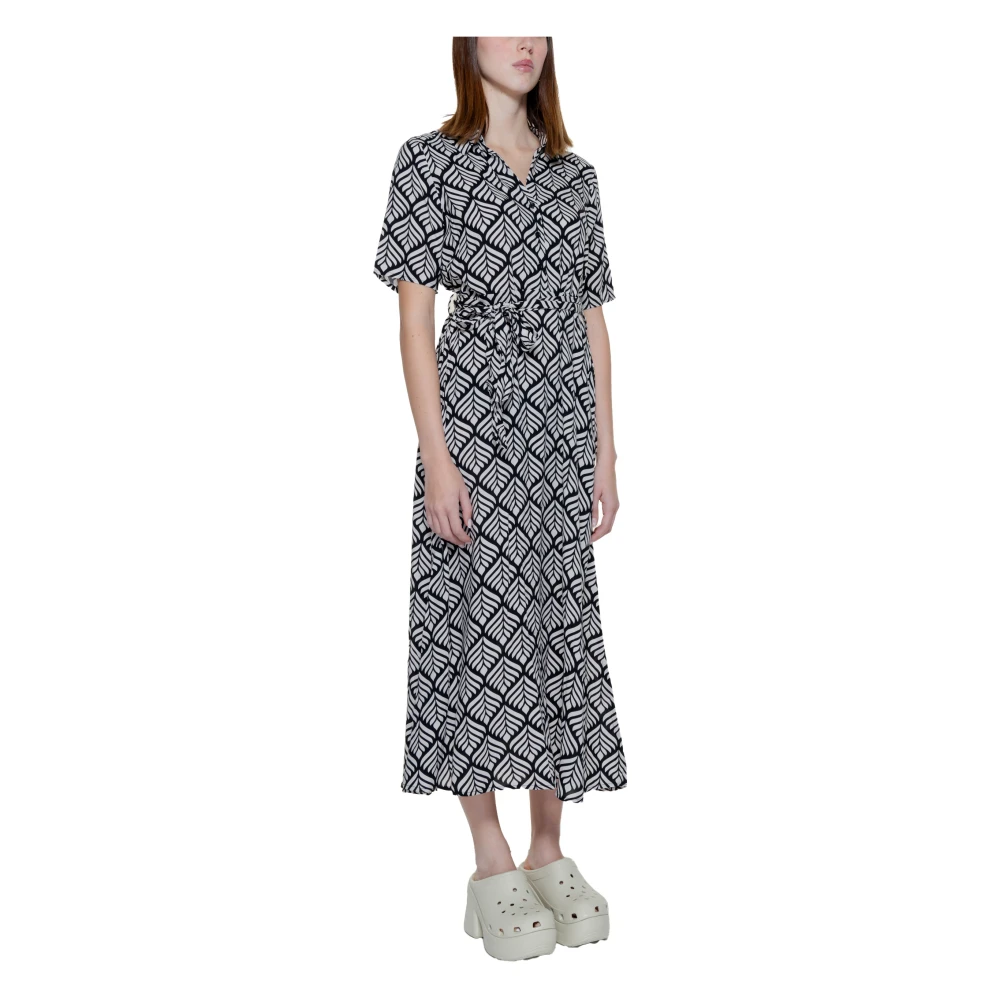Jacqueline de Yong Lange Jurk Lente Zomer Collectie Multicolor Dames