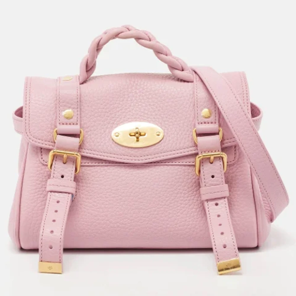 Mulberry Pre-owned Leather handbags Pink Dames