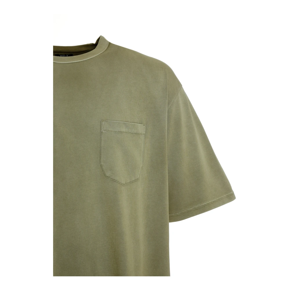 Denham Noah Pocket Tee Kortemouw T-shirt Green Heren