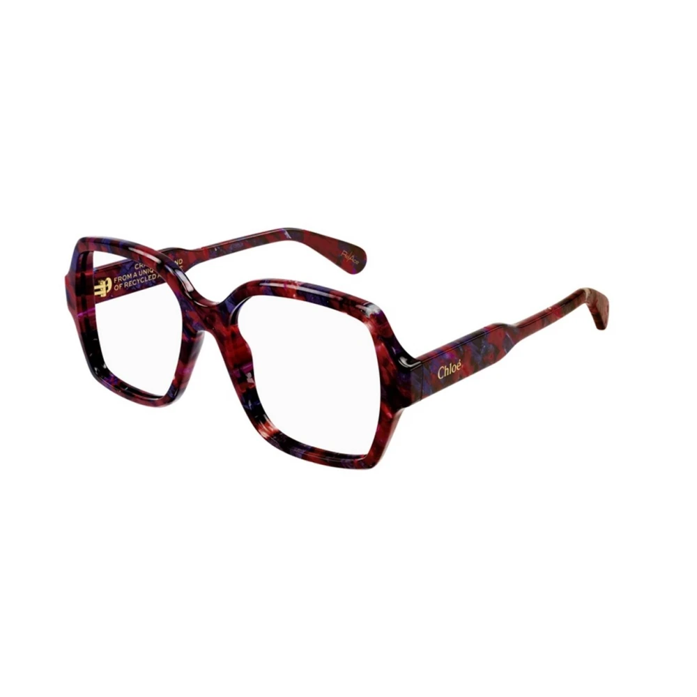 Chloé Burgundy Zonnebril Model Ch0155O Brown Unisex