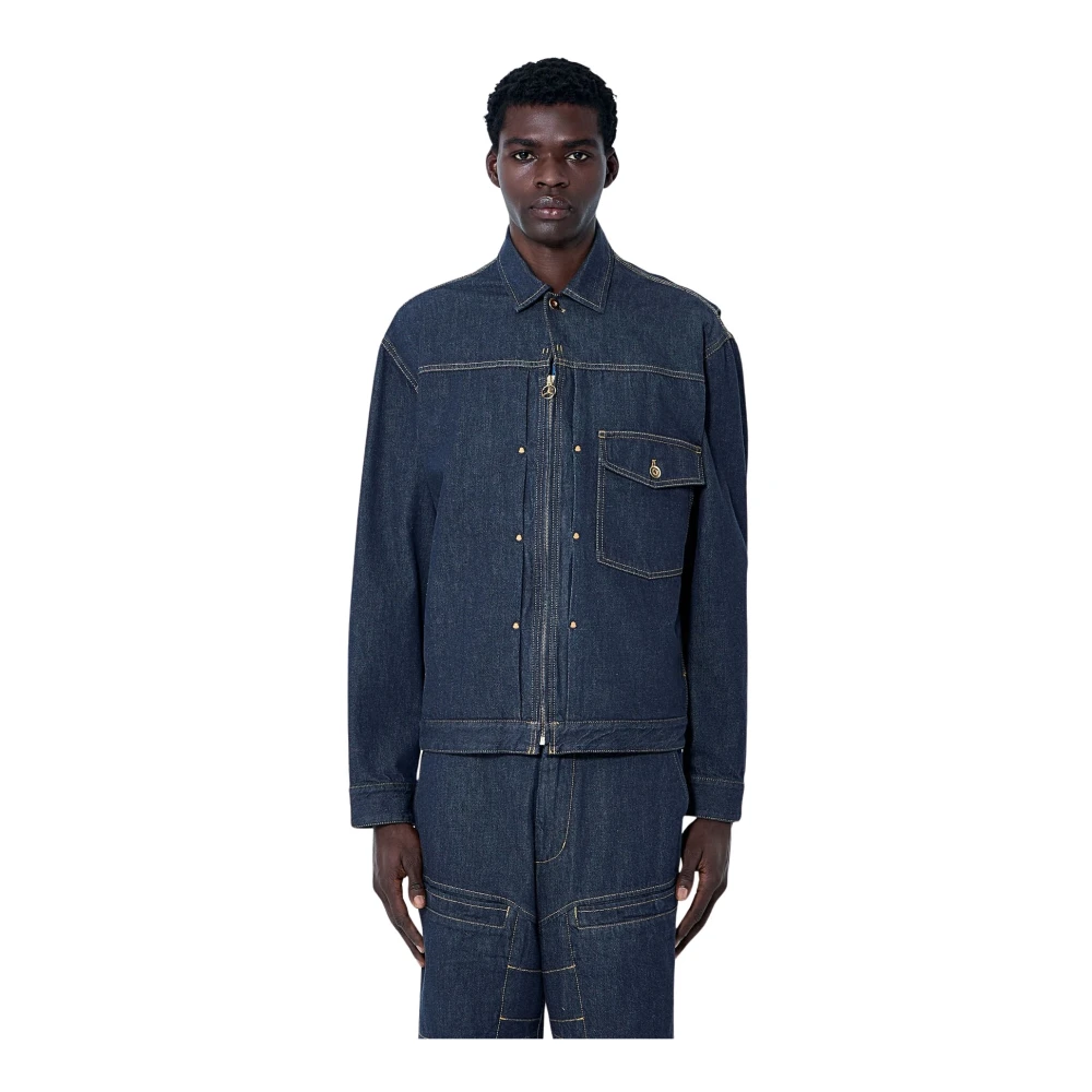 Jackets > Denim Jackets - - Moncler - Modalova