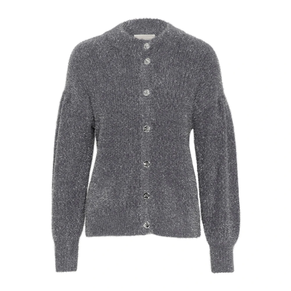 Cream Zachte Gebreide Vest Castlerock Gray Dames