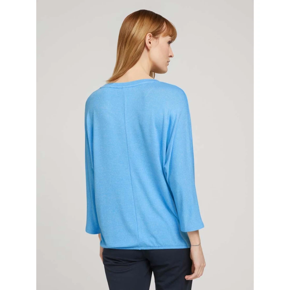 Tom Tailor Sweatshirts Blue Dames