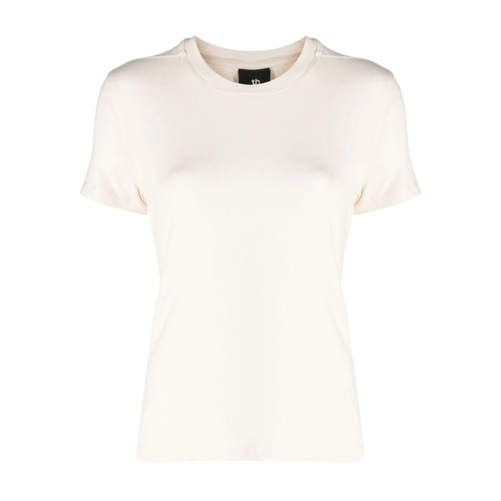Thom Krom Bone Stretch Katoen Modal T-Shirt White Dames