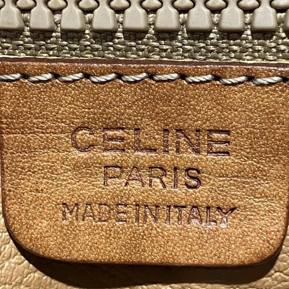 Celine Vintage Pre-owned Canvas shoulder-bags Brown Dames