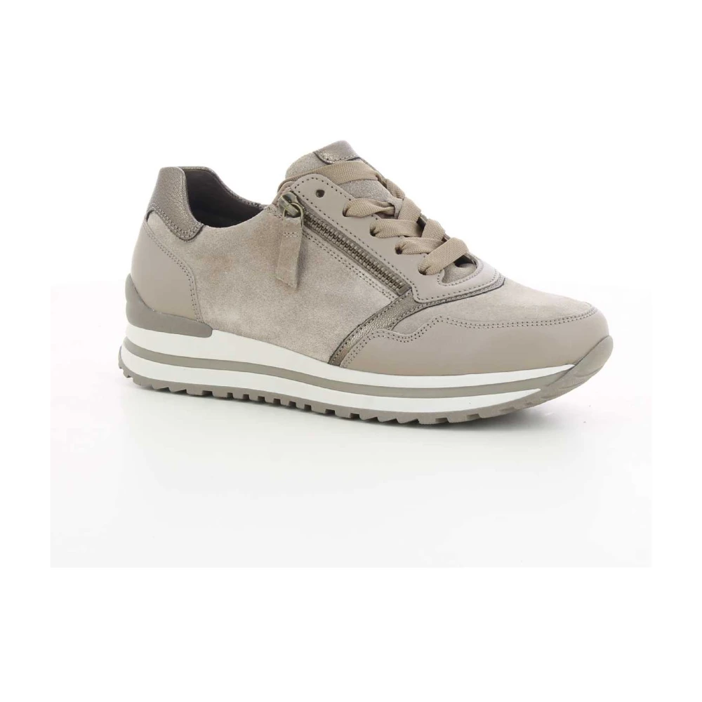 Gabor Damessneakers Taupe 36.528 W23 Beige Dames