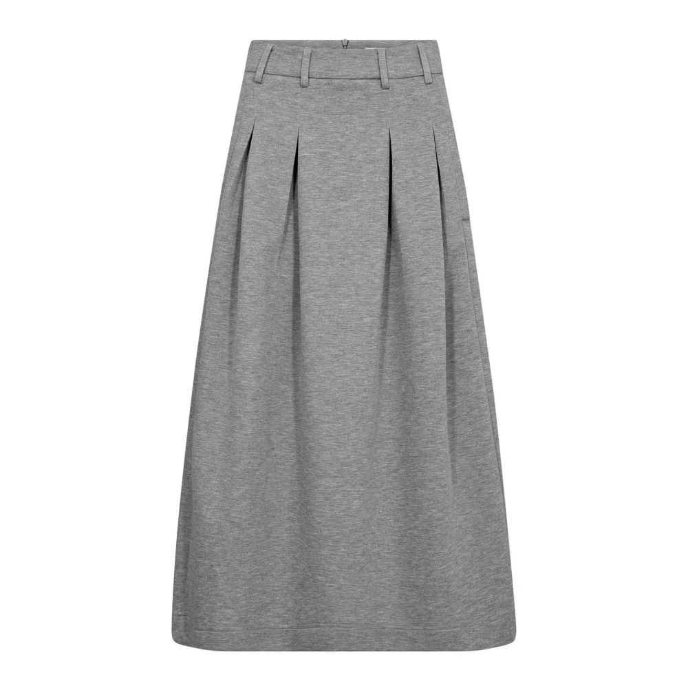 Co'couture Women's Gray Midi Skirts, S, Midi Skirt