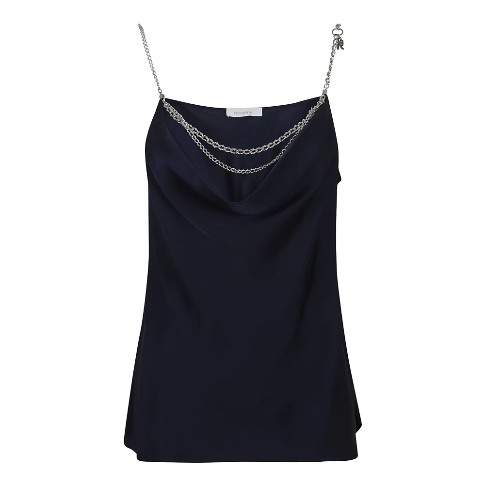 Paco Rabanne Blauwe Topkleding voor Vrouwen Blue Dames