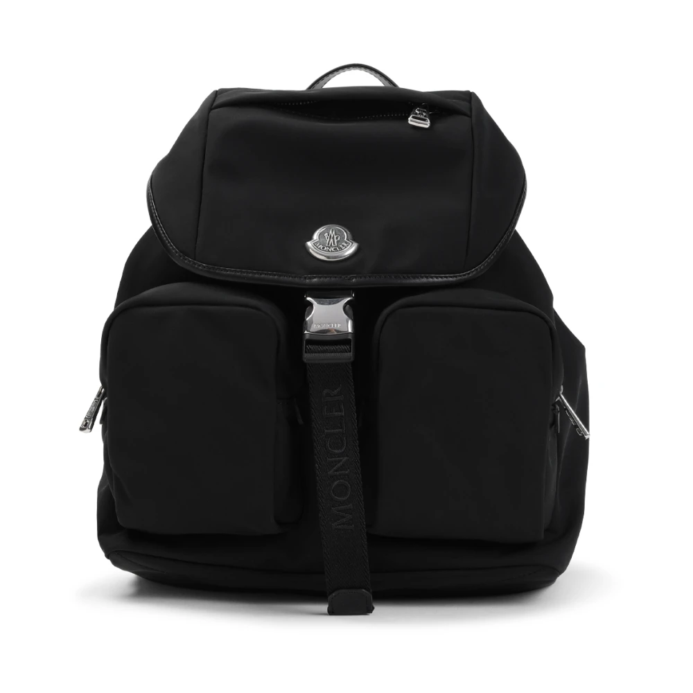 Moncler Zwarte Bucket Bag & Rugzak Black Dames