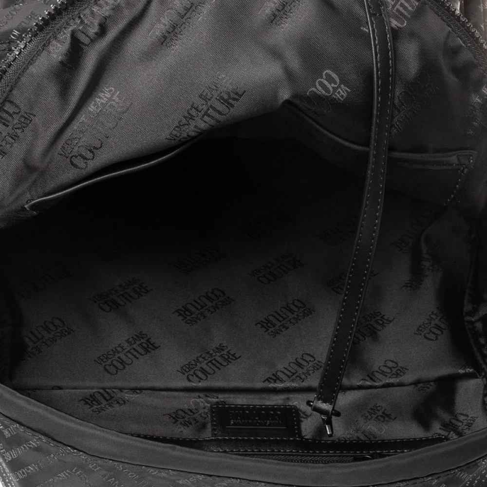 Versace Jeans Couture Stijlvolle Rugzak voor Dagelijks Gebruik Black Heren