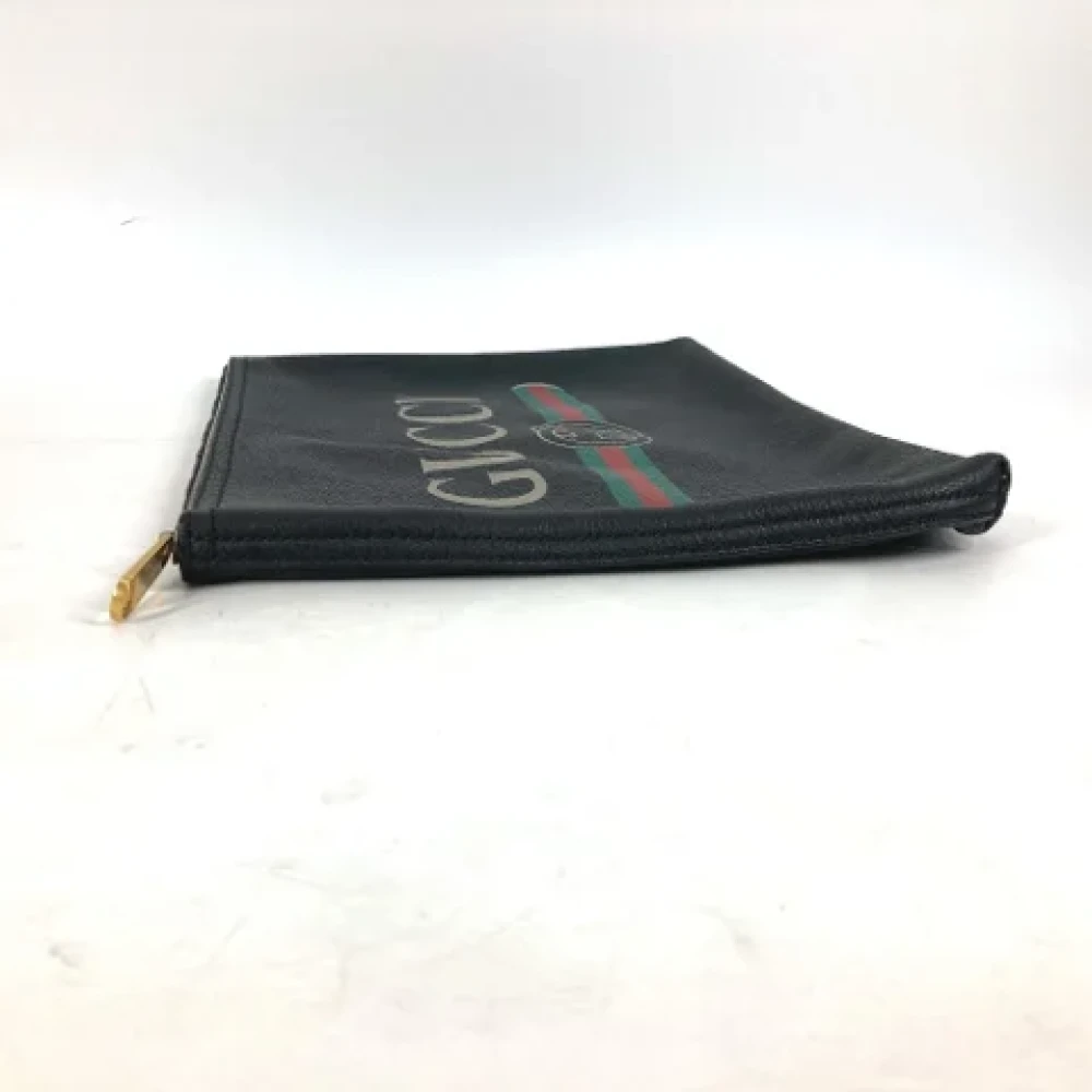 Gucci Vintage Pre-owned Canvas gucci-bags Black Heren