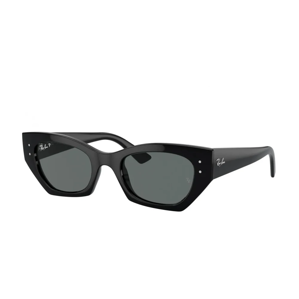 Ray-Ban Unisex Black Sunglasses, 49 Mm, Polarized Sunglasses Zena Rb4430 Style