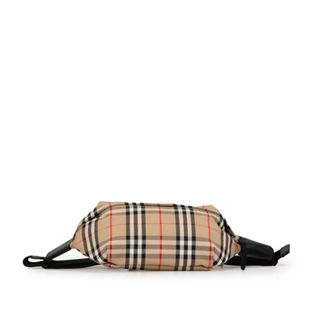 Burberry Vintage Pre-owned Canvas crossbody-bags Beige Dames