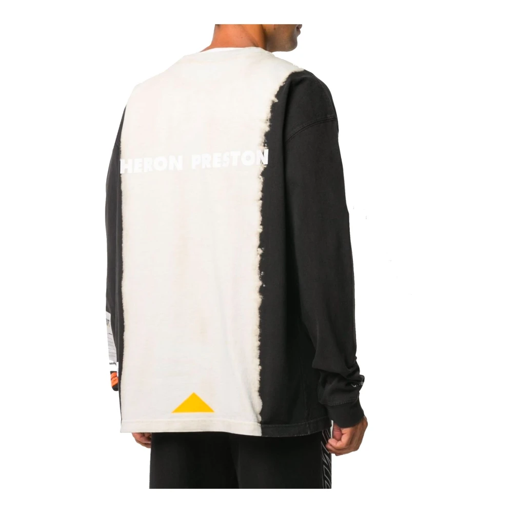 Heron Preston Kwaststreek Print Logo T-Shirt Mannen Black Heren