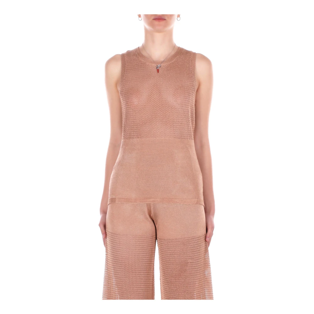 Blugirl Donna Beige Top, S, New,
