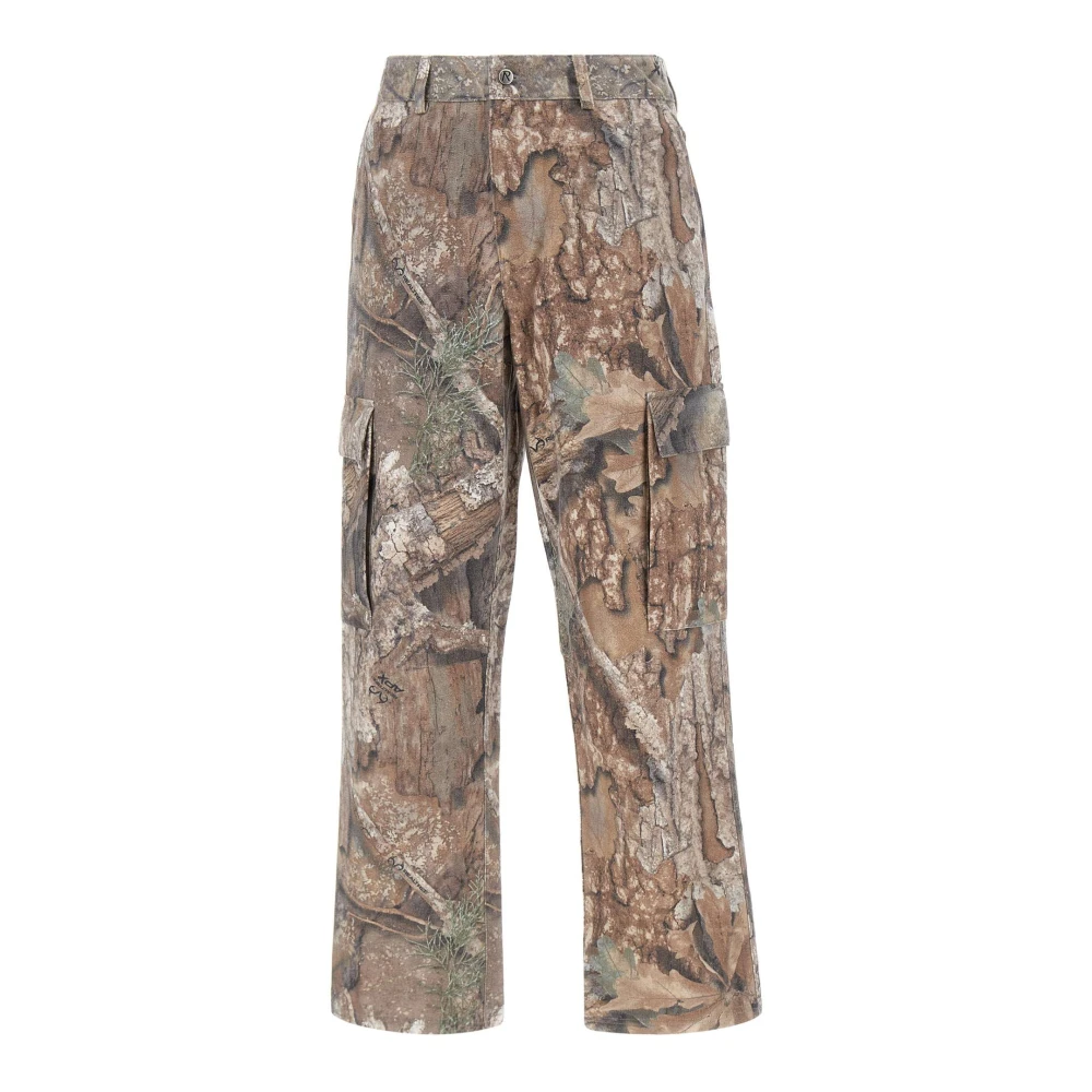 Represent, Broeken , Heren, Veelkleurig, S, Katoen, Real Tree Camo Broek