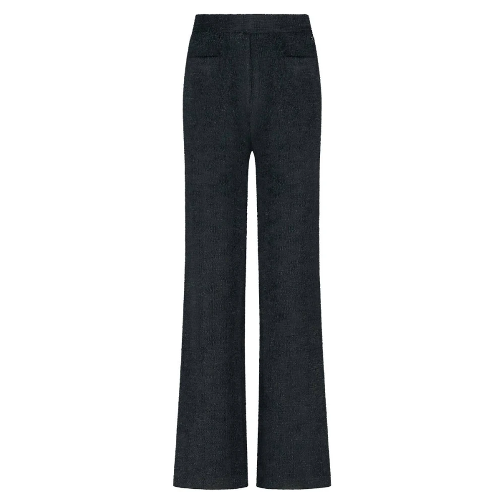 Tramontana Stretch Tweed Broek Black Dames