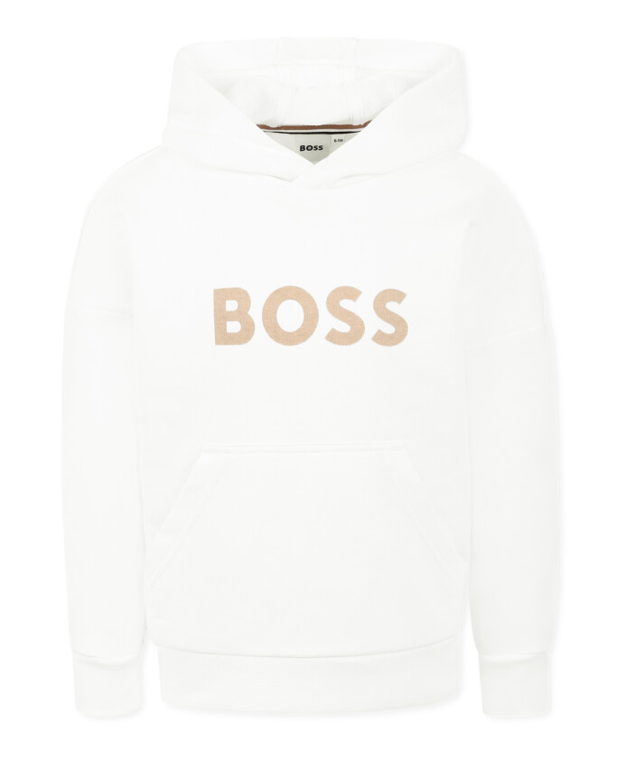 sweat-a-capuche-blanc-avec-logo-beige