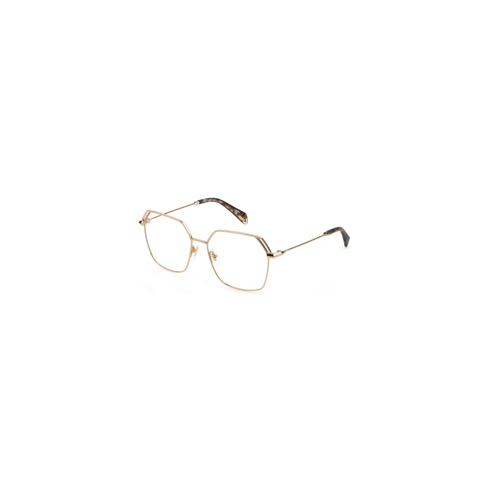 Police Roze Wijzerplaat Metalen Frame Horloge Vrouwen Yellow Dames