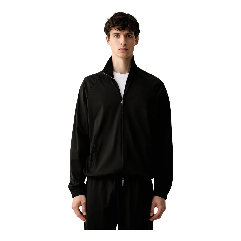 Emporio Armani Uomo Nero Felpe, 2XL, New,