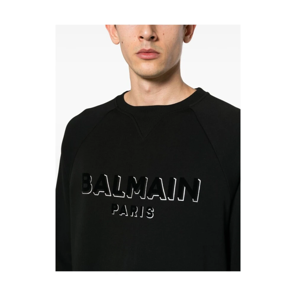 Balmain Sweatshirts Black Heren