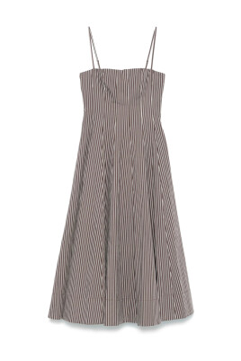 chocolate-brown-square-neck-dress