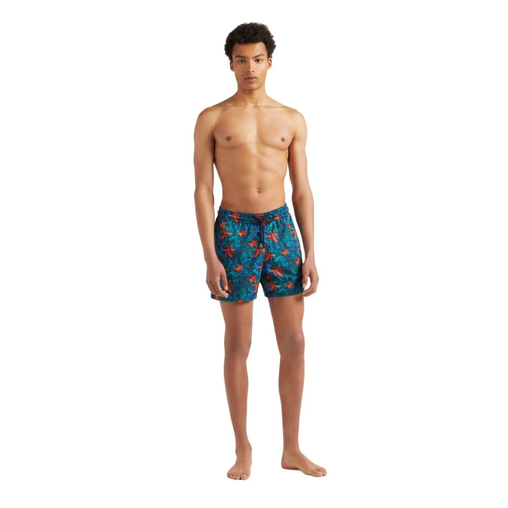 Vilebrequin Korte tropische bloemen stretch zwemshorts voor heren Multicolor Heren