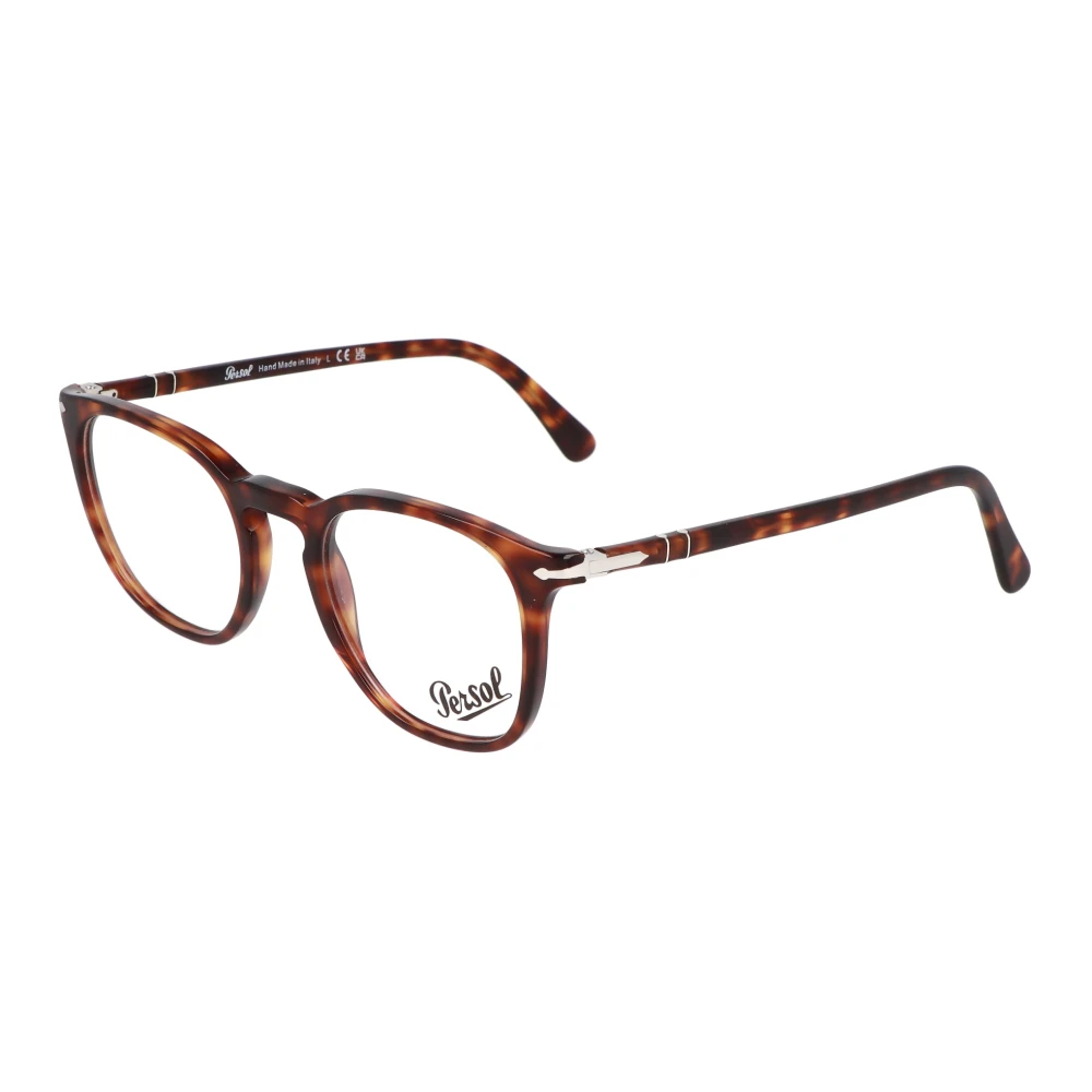 Persol , Glasses, Male, Brown, 52 Mm, Stylish Eyeglasses In Color 24 - Image 6