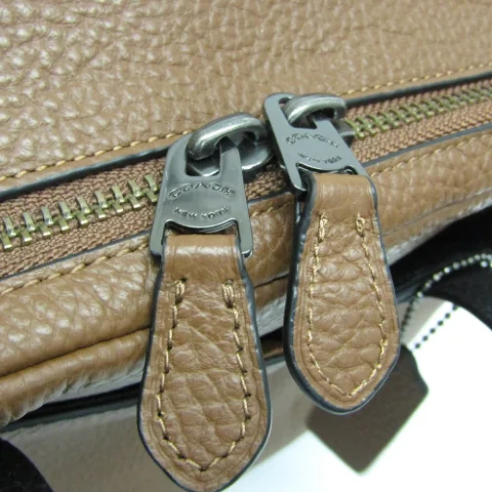 Coach Pre-owned Leather shoulder-bags Brown Dames