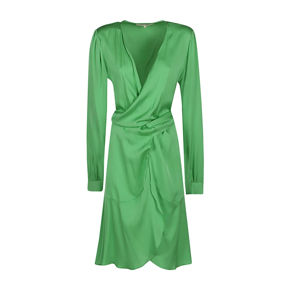 Silk95Five Wrap Dresses Green Dames