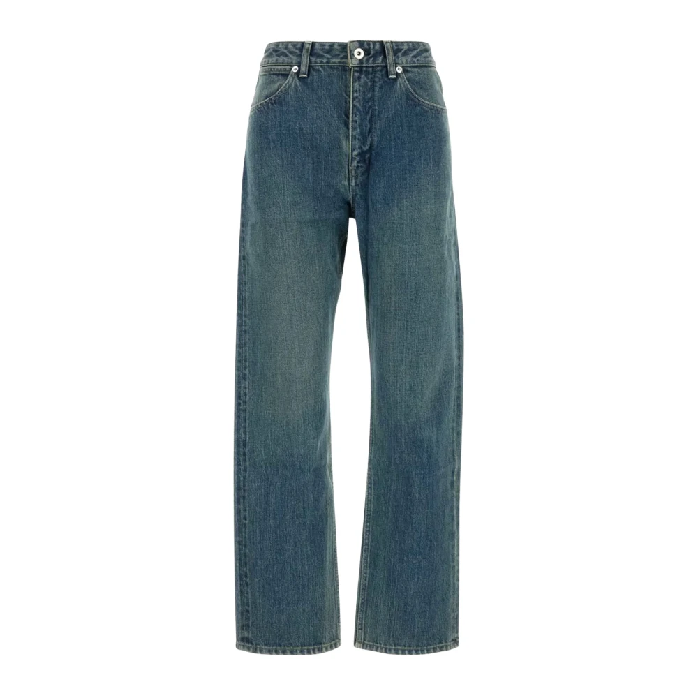 Jil Sander Women's Blue Slim Twist Denim Trouser - Straight Fit Jeans - W24 - Jeans