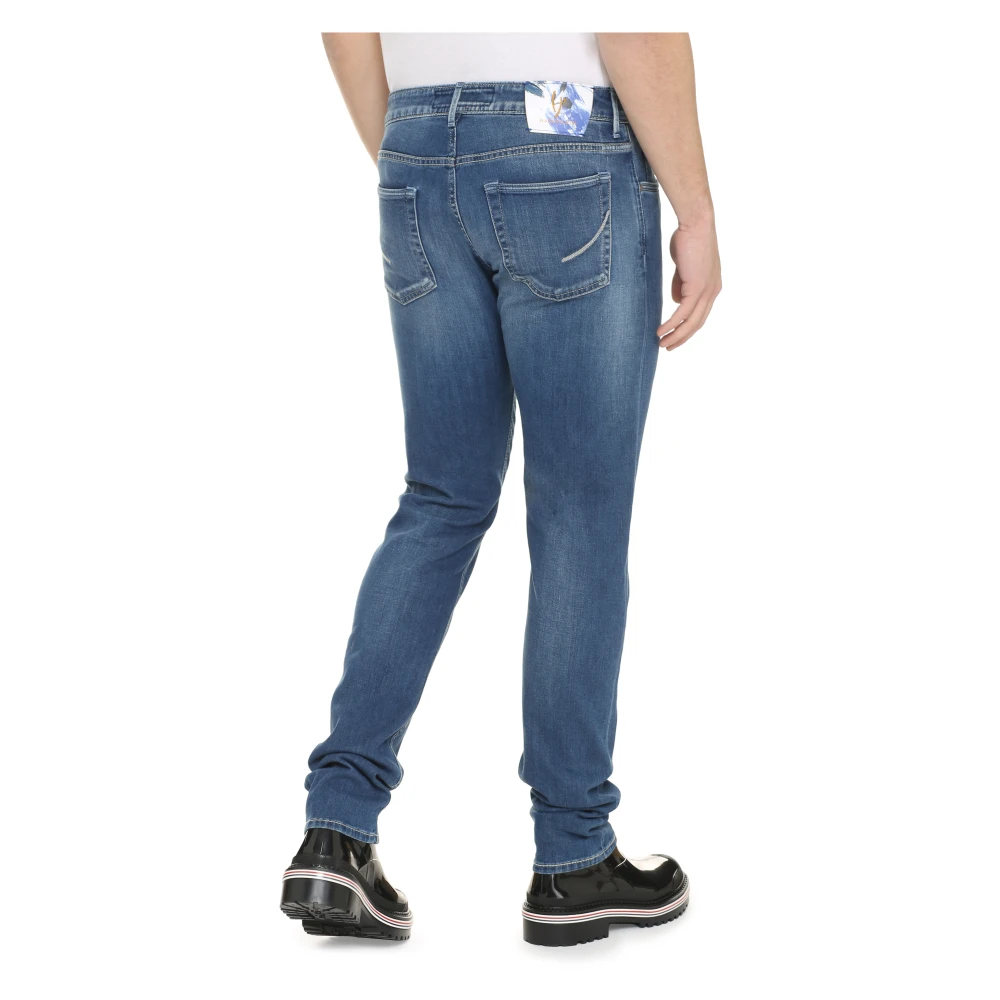 Hand Picked Klassieke Straight-Leg Jeans Blue Heren