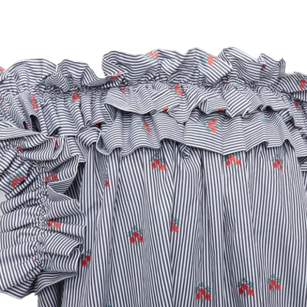 alexander mcqueen Cotton dresses Blue Dames