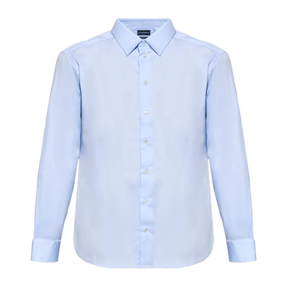 Emporio Armani Blouses Shirts Blue Heren
