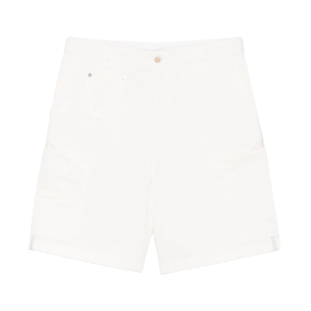 Givenchy Men's White Casual Shorts, W32, Cargo Shorts