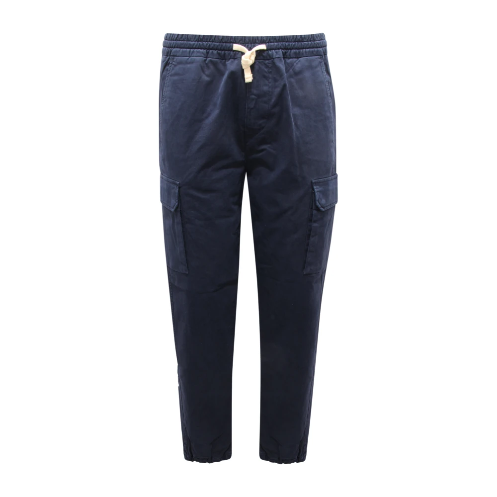 Fay Blå Cargo Byxor Made In Italy