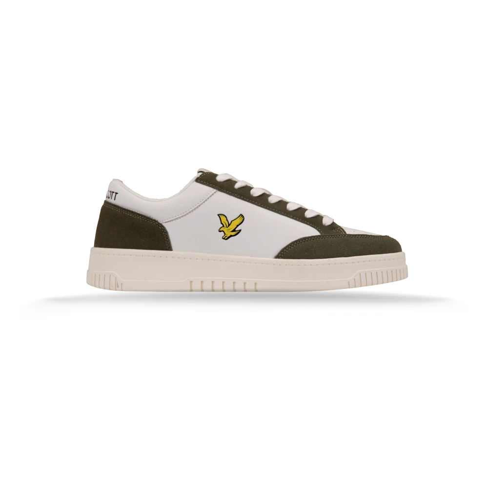 Lyle & Scott Croy Low Sneakers Heren Schoenen Wit