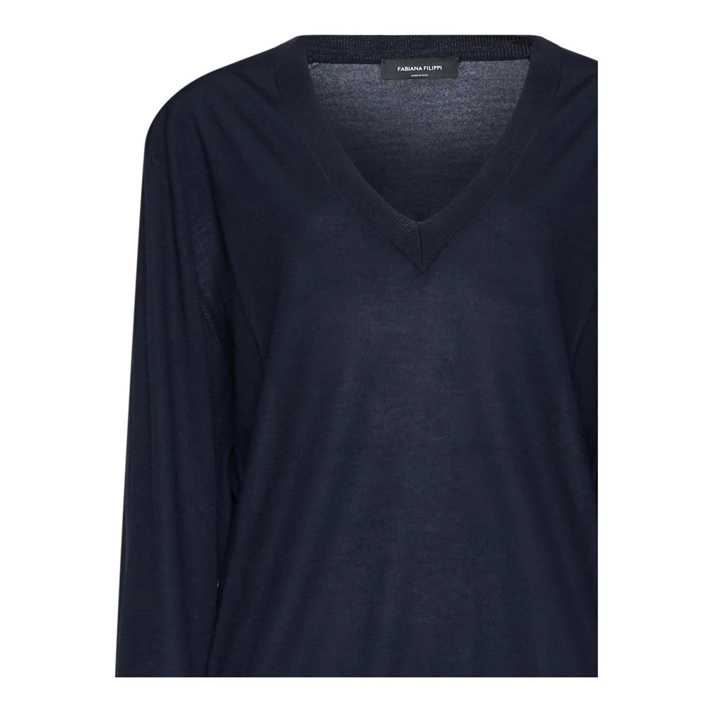 Fabiana Filippi Blauwe Sweater Collectie Blue Dames