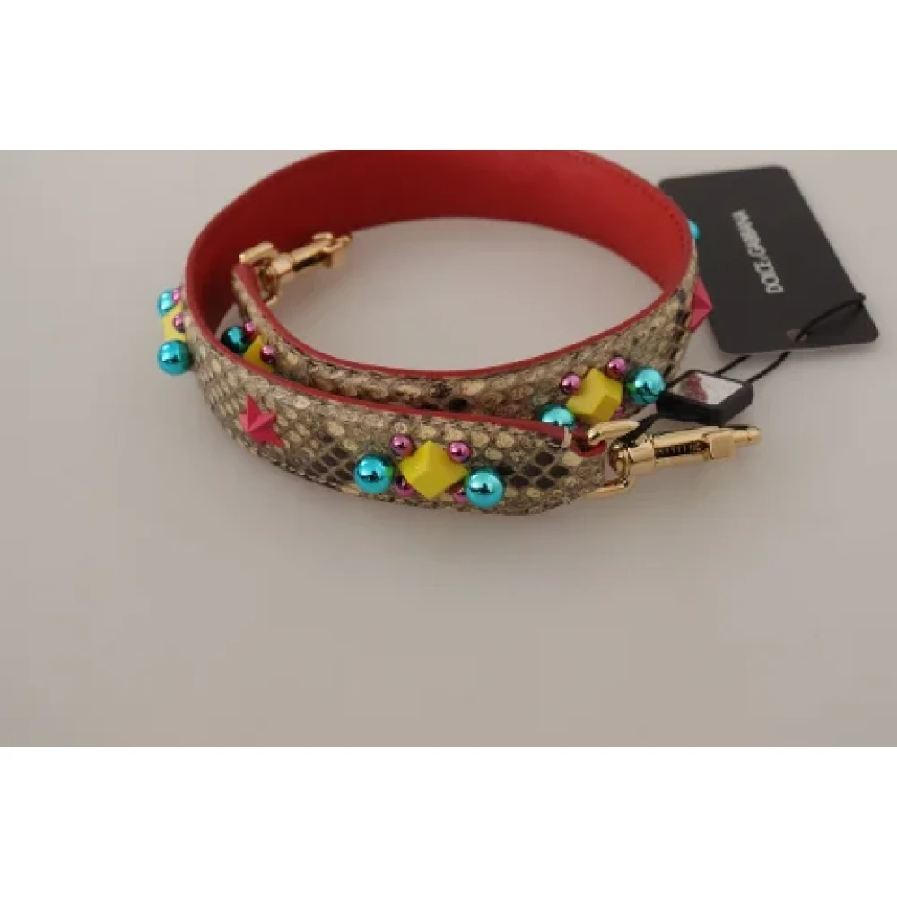 Dolce & Gabbana Pre-owned Leather home-office Multicolor Dames